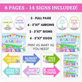 egg hunt signs